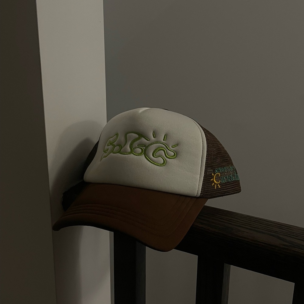 Vintage brown and green trucker hat #streetwear #snapback